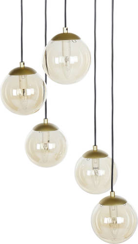 Beliani NOEL - Hanglamp-Goud-Glas