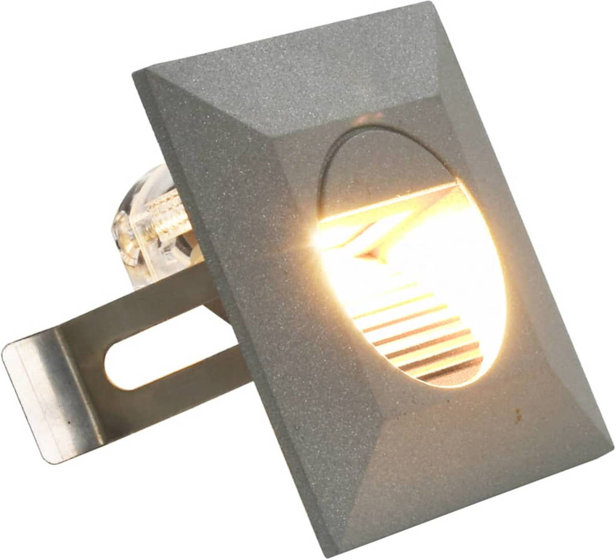 The Living Store LED Wandlampenset - Slank design - Buitenverlichting - 72 x 72 x 45 mm - Gegoten Aluminium