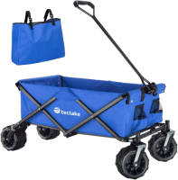 Tectake ® - Opvouwbare bolderkar bolderwagen Heidrun - blauw - 402912