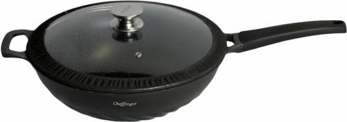 Cheffinger Wokpan - Antiaanbak - 32cm