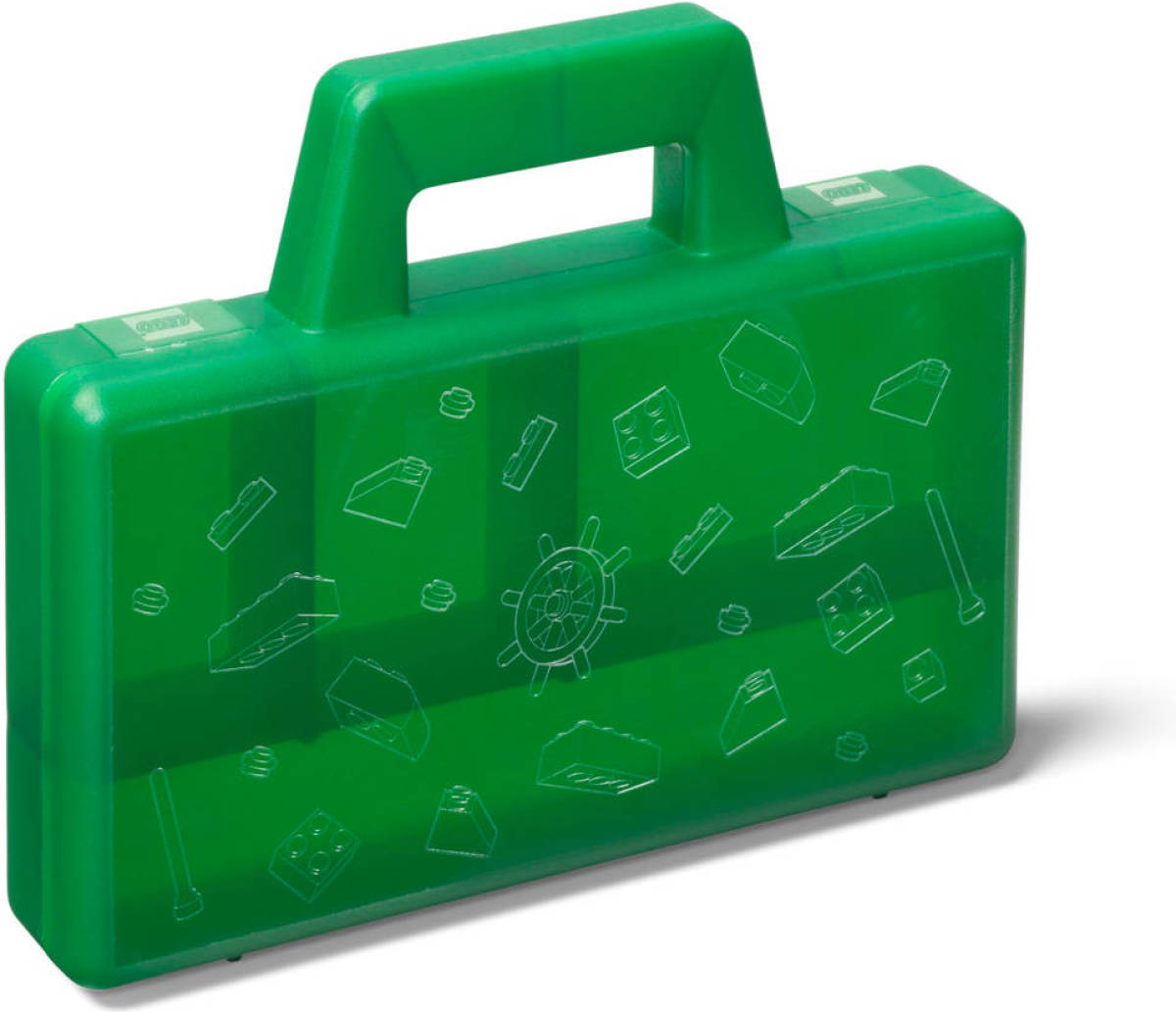 LEGO - Sorteerkoffer To Go - Polypropyleen - Groen