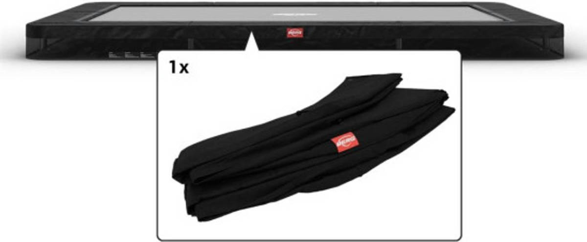 BERG Trampoline Beschermrand Ultim Favorit - InGround - 330 x 220 cm - Zwart