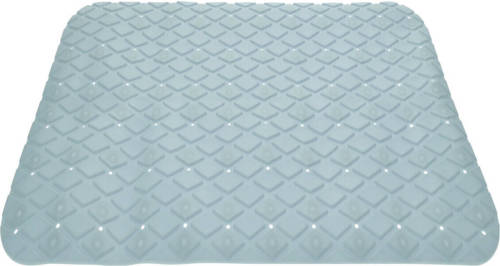 Excellent Houseware Anti-slip badmat mintgroen 55 x 55 cm vierkant - Badmatjes