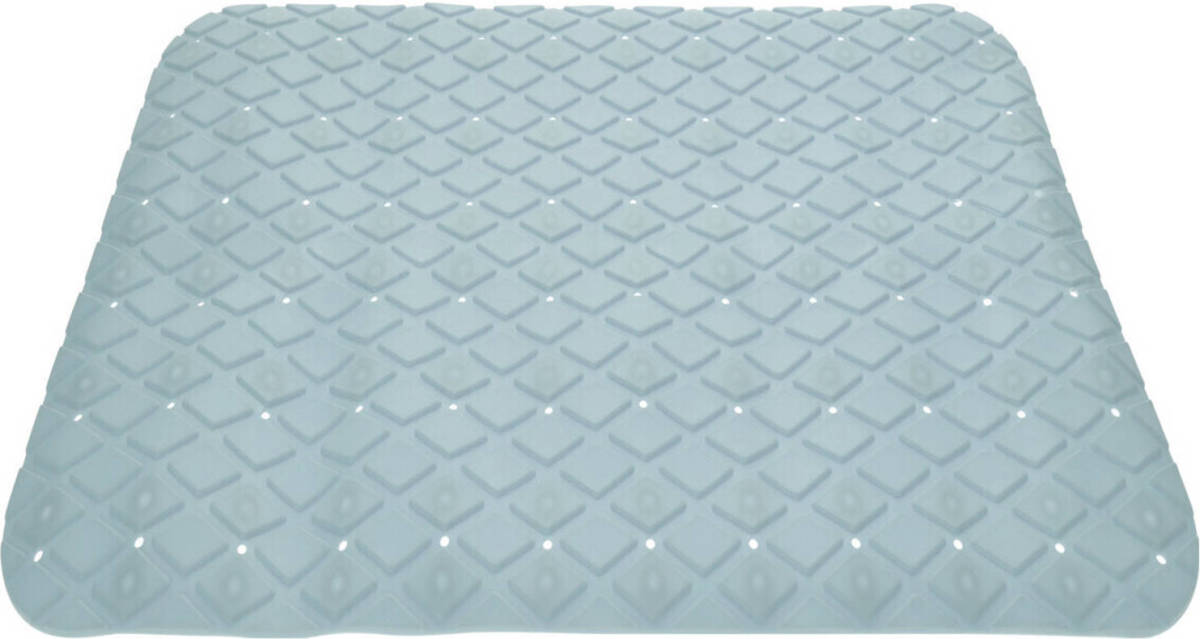 Excellent Houseware Anti-slip badmat mintgroen 55 x 55 cm vierkant - Badmatjes
