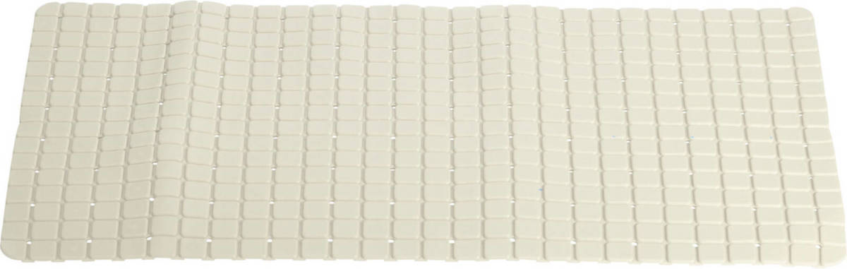 Excellent Houseware Anti-slip badmat creme wit 69 x 39 cm rechthoekig - Badmatjes