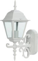 V-tac wandlamp VT-760 E27 60W IP44 aluminium/glas matwit