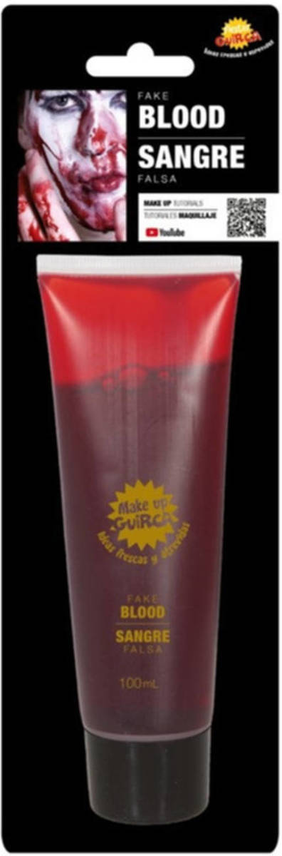Fiestas Guirca Tube vloeibaar horror nepbloed schmink 100 ml - Schmink