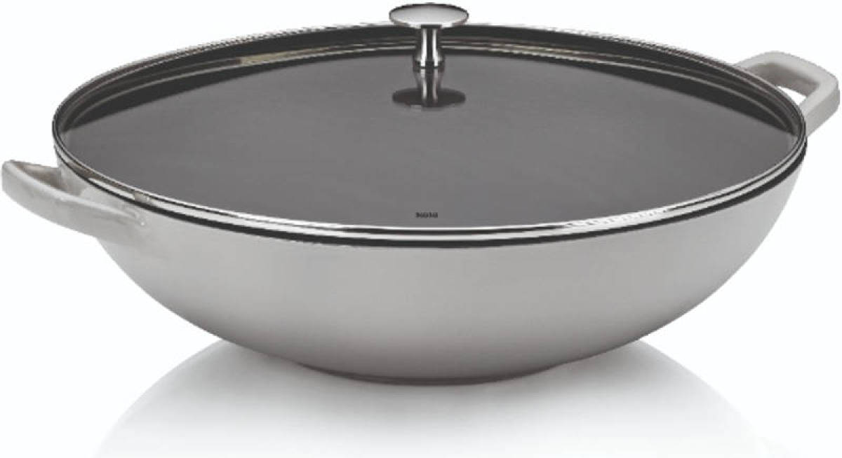 Kela - Wokpan, Gietijzer, Grijs, 36 cm - Kela Calido