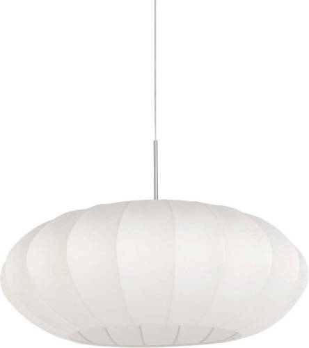 Steinhauer Sparkled light hanglamp - ø 60 cm - In hoogte verstelbaar - E27 (grote fitting) - staal en wit