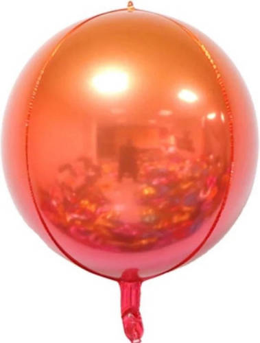 VSE Folie ballon Oranje- Rood 22 inch 55 cm Oranje Rood DM-Products