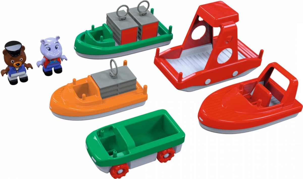 Aquaplay Boten Set met Wilma & Bo - 10-delig