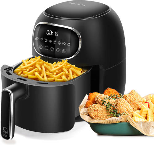 Taylor Swoden 30ZPH - Airfryer - Heteluchtfriteuse - 3 Liter - Digitaal display - 1300w - Zwart