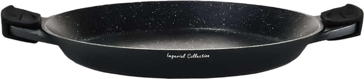 Imperial Collection 40cm Paella Pan with Silicone Handles