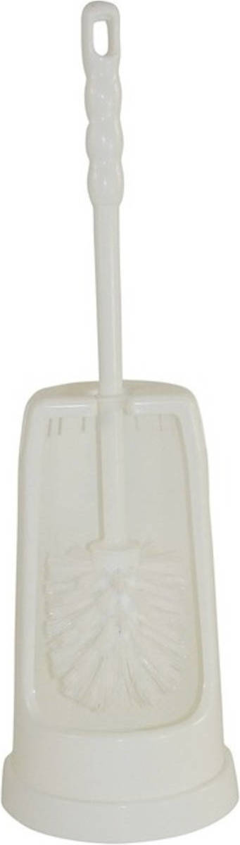 Betra Witte toiletborstel / wc-borstel met houder 16 x 16 x 39 cm - Toiletborstels