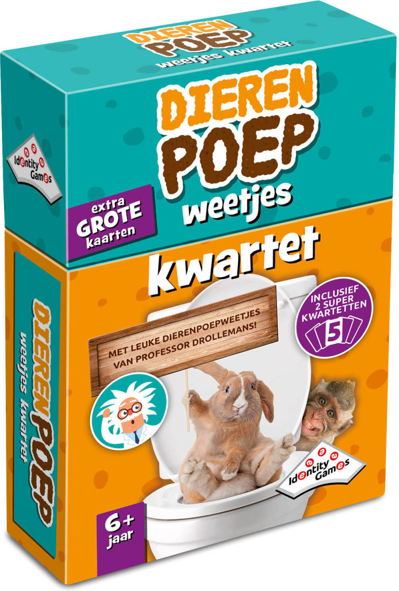 Identity Games Weetjes kwartet - Dierenpoep