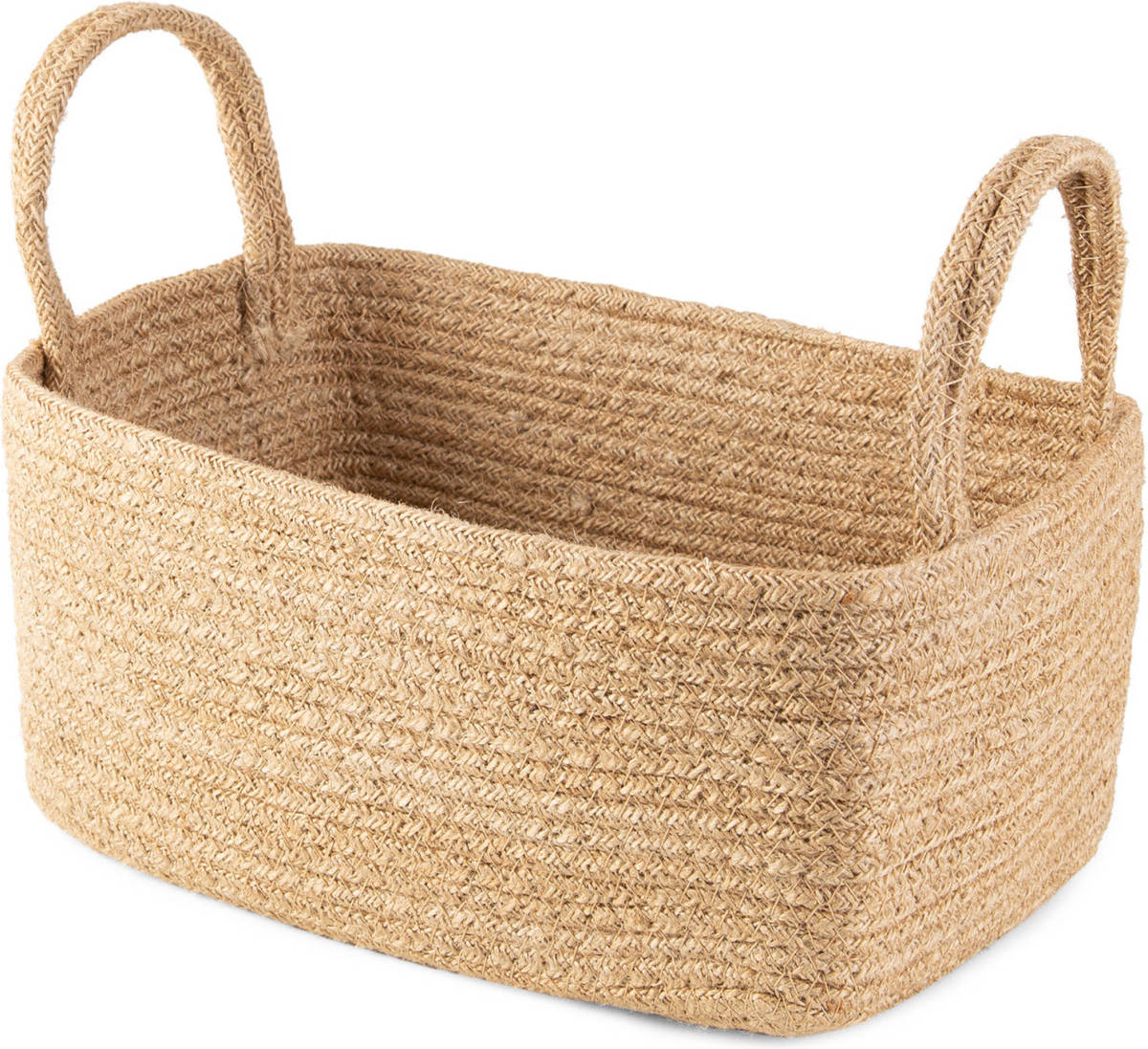 Compactor opbergmand Dina 4,3 liter 24 x 15 cm jute naturel