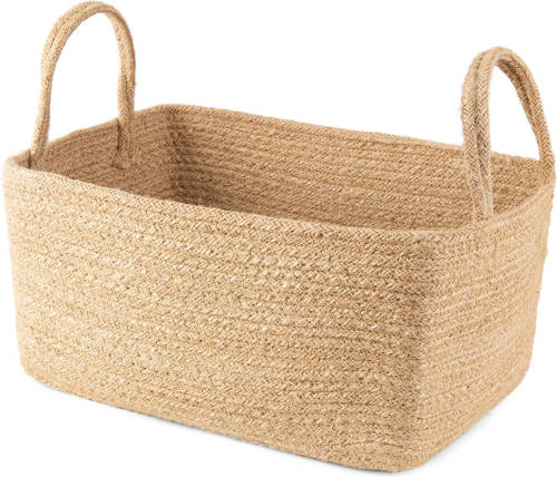 Compactor opbergmand Dina 8,7 liter 29 x 20 cm jute naturel