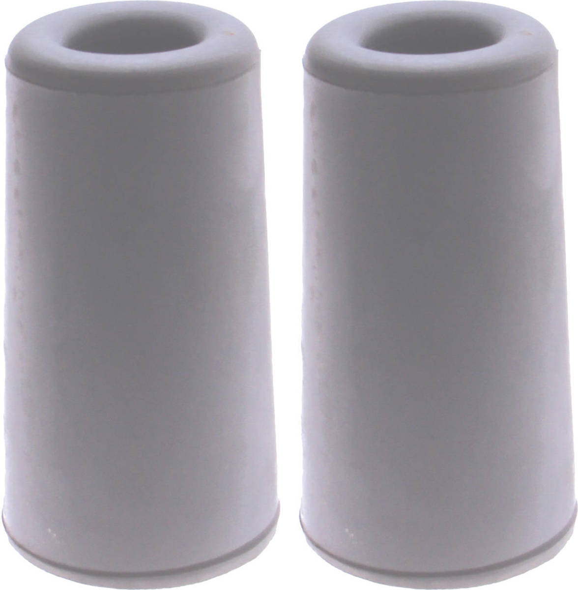 Deltafix Deurbuffer - 2x - deurstopper - grijs - rubber - 75 x 40 mm - Deurstoppers