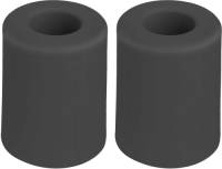 Deltafix Deurbuffer - 2x - deurstopper - zwart - rubber - 50 x 35 mm - Deurstoppers