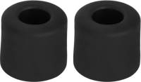 Deltafix Deurbuffer - 2x - deurstopper - zwart - rubber - 30 x 25 mm - Deurstoppers
