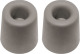 QlinQ Deurbuffer - 2x - deurstopper - grijs - rubber - 30 x 25 mm - Deurstoppers