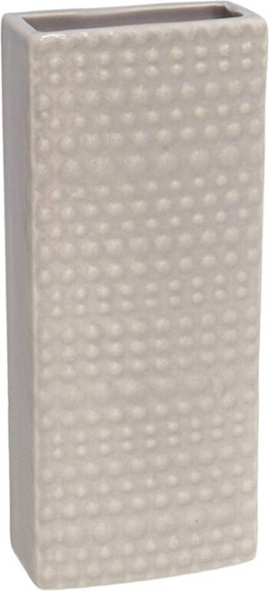 Gerimport 1x Verwarming verdamper 17,7 cm rechthoekig Luna taupe - Luchtbevochters