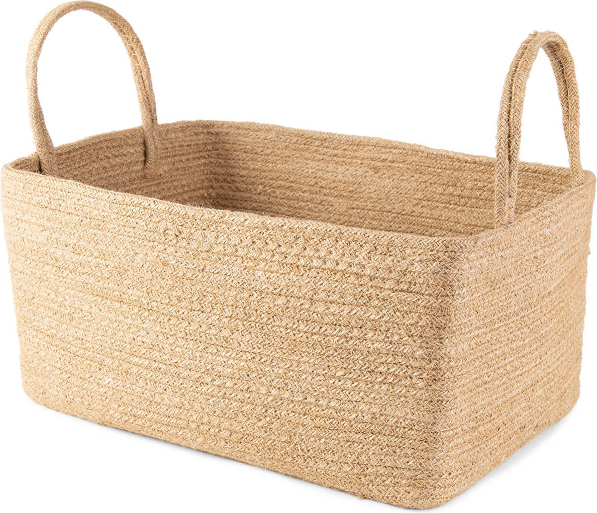 Compactor opbergmand Dina 14 liter 34 x 23 cm jute naturel