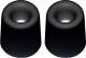 QlinQ Deurbuffer - 2x - deurstopper - zwart - rubber - 35 x 30 mm - Deurstoppers
