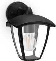 Aigostar 13UVC Wandlamp - Industrieel Buitenlamp - E27 fitting - IP44 - Zonder Lichtbron - Zwart