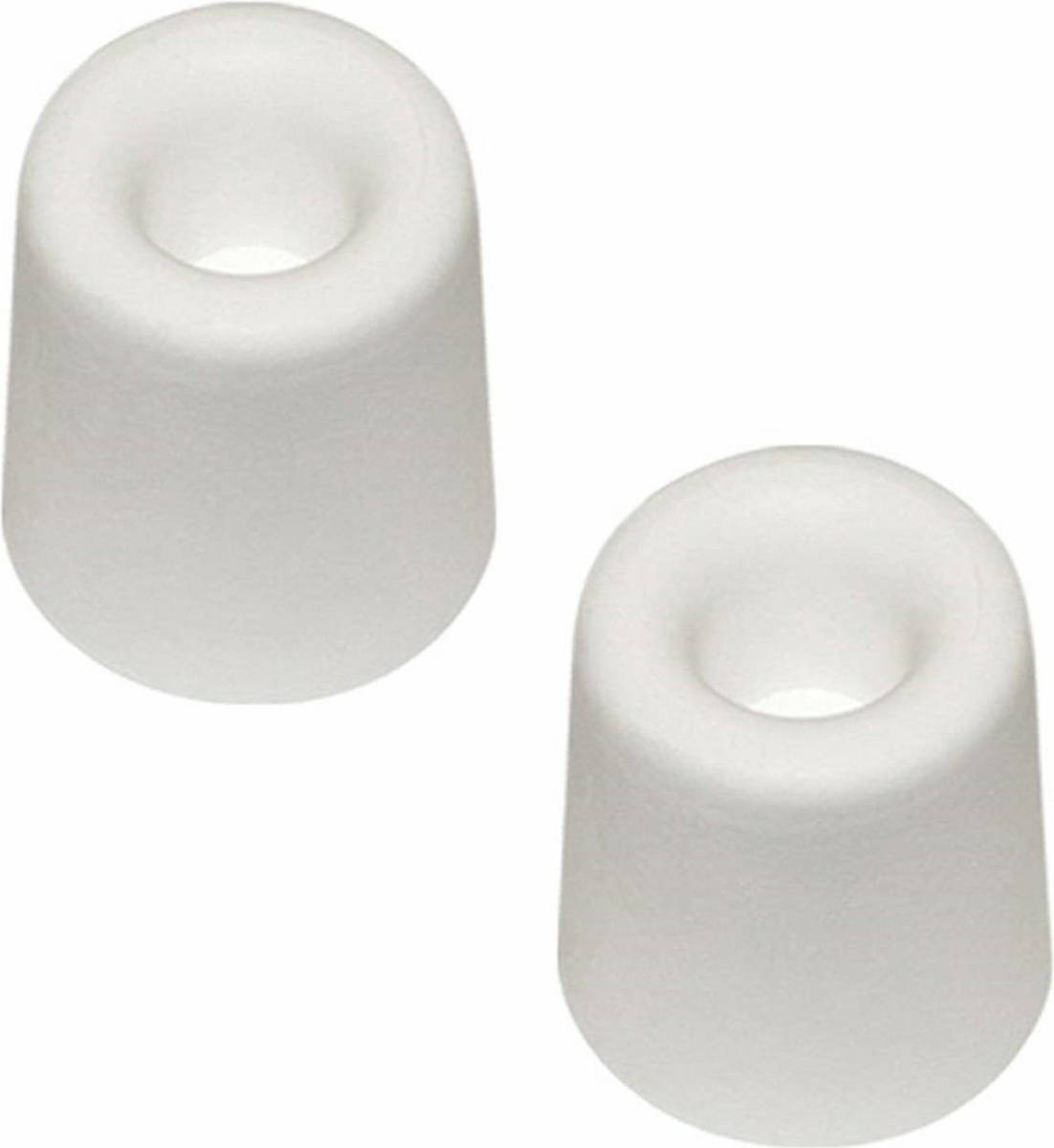 Benson Deurbuffer - 2x - deurstopper - wit - rubber - 40 x 30 mm - Deurstoppers