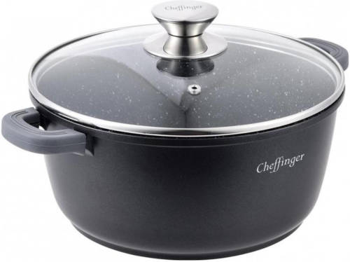 Cheffinger Braadpan 4,2 Liter 20 Cm Gietaluminium