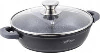 Cheffinger Braadpan Met Deksel 28 Cm Gietaluminium