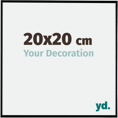 Your Decoration Fotolijst 20x20cm Zwart Hoogglans Kunststof Evry