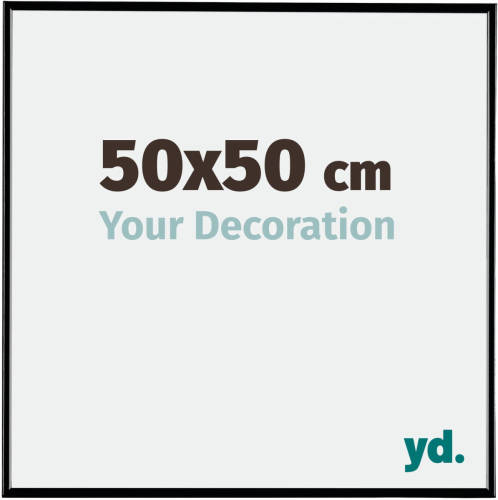 Your Decoration Fotolijst 50x50cm Zwart Hoogglans Kunststof Evry