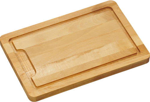 Kesper 1x Rechthoekige dikke houten snijplanken 21 x 32 cm - Snijplanken
