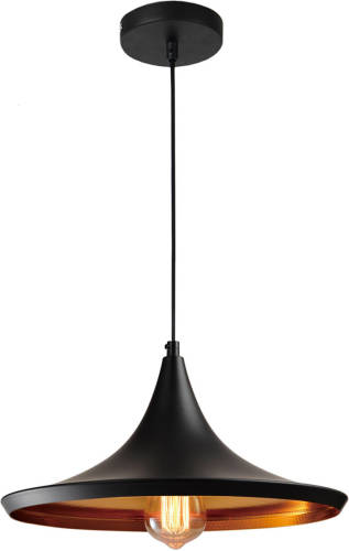 QUVIO Hanglamp rond zwart - QUV5069L-BLACK