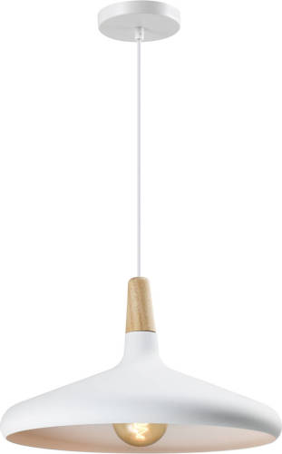 QUVIO Hanglamp rond wit - QUV5132L-WHITE