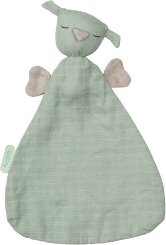 Hoppa - Baby - Knuffel - Knuffeldoekje - Speendoekje - Hydrofiele doek - Hugo - Green