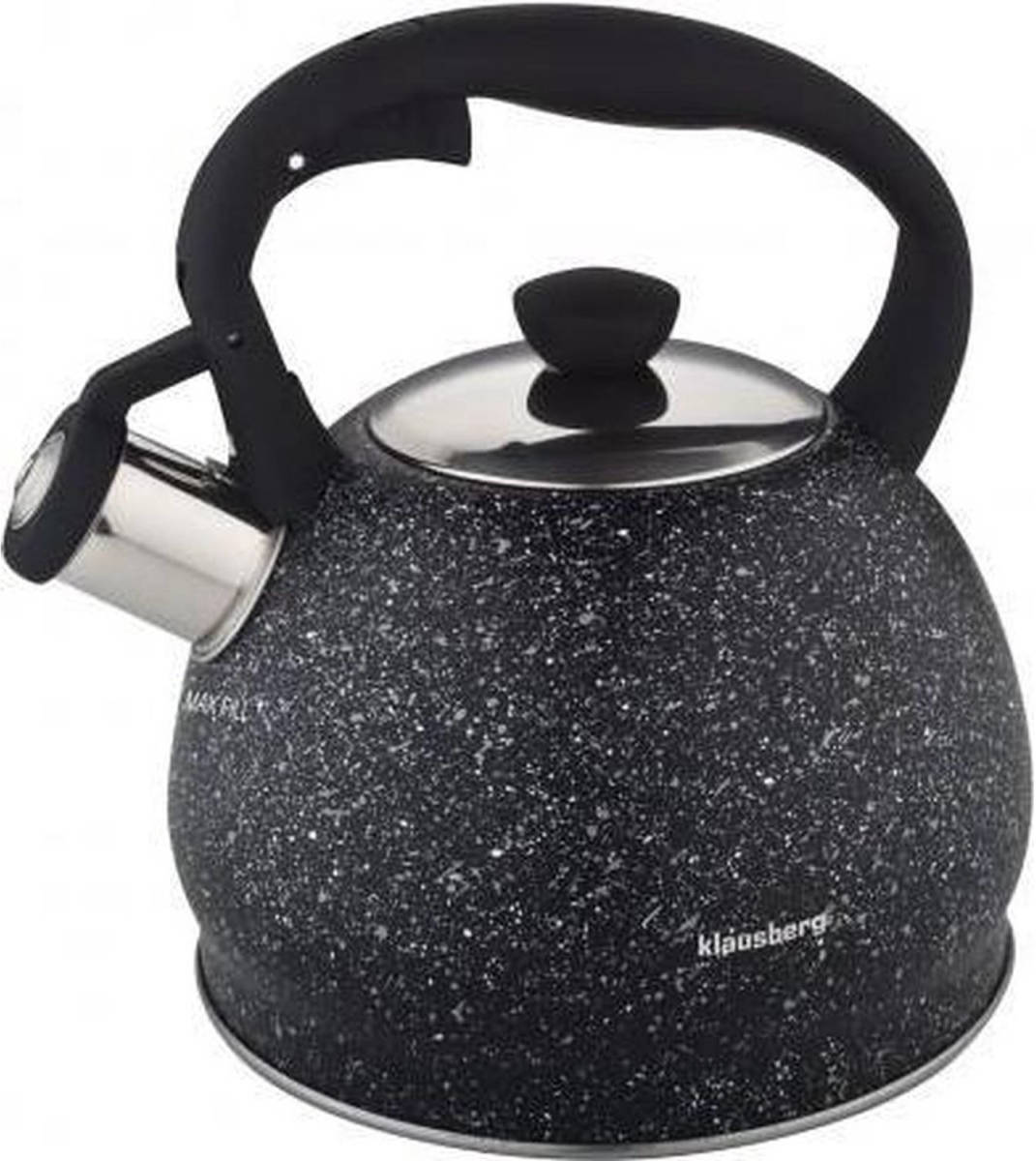 Klausberg KB-7320 fluitketel - 2L - rvs - alle warmtebronnen