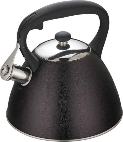 Klausberg Kinghoff 7350 - Fluitketel - Cracking zwart - 3.0 liter