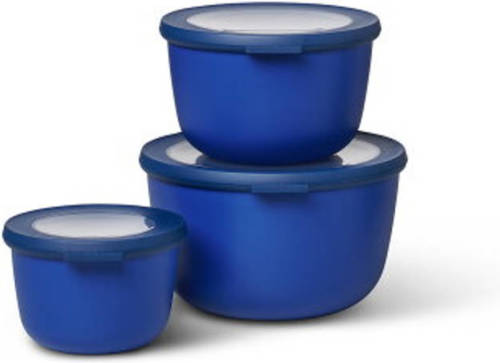 Mepal Multikom Cirqula 3-delige set (500, 1000, 2000 ml) - Vivid blue