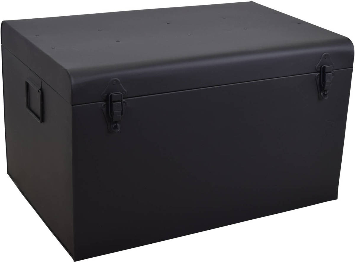 Loft42 Box Opbergkist Large - Metaal - Mat Zwart - 40x60x35
