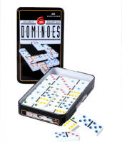 Longfield Games Kleurendomino dubbel 6 in blik