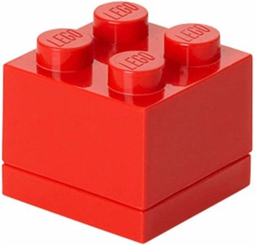 LEGO mini-opbergsteen 4 noppen 4,6 x 4,3 cm polypropeen zwart