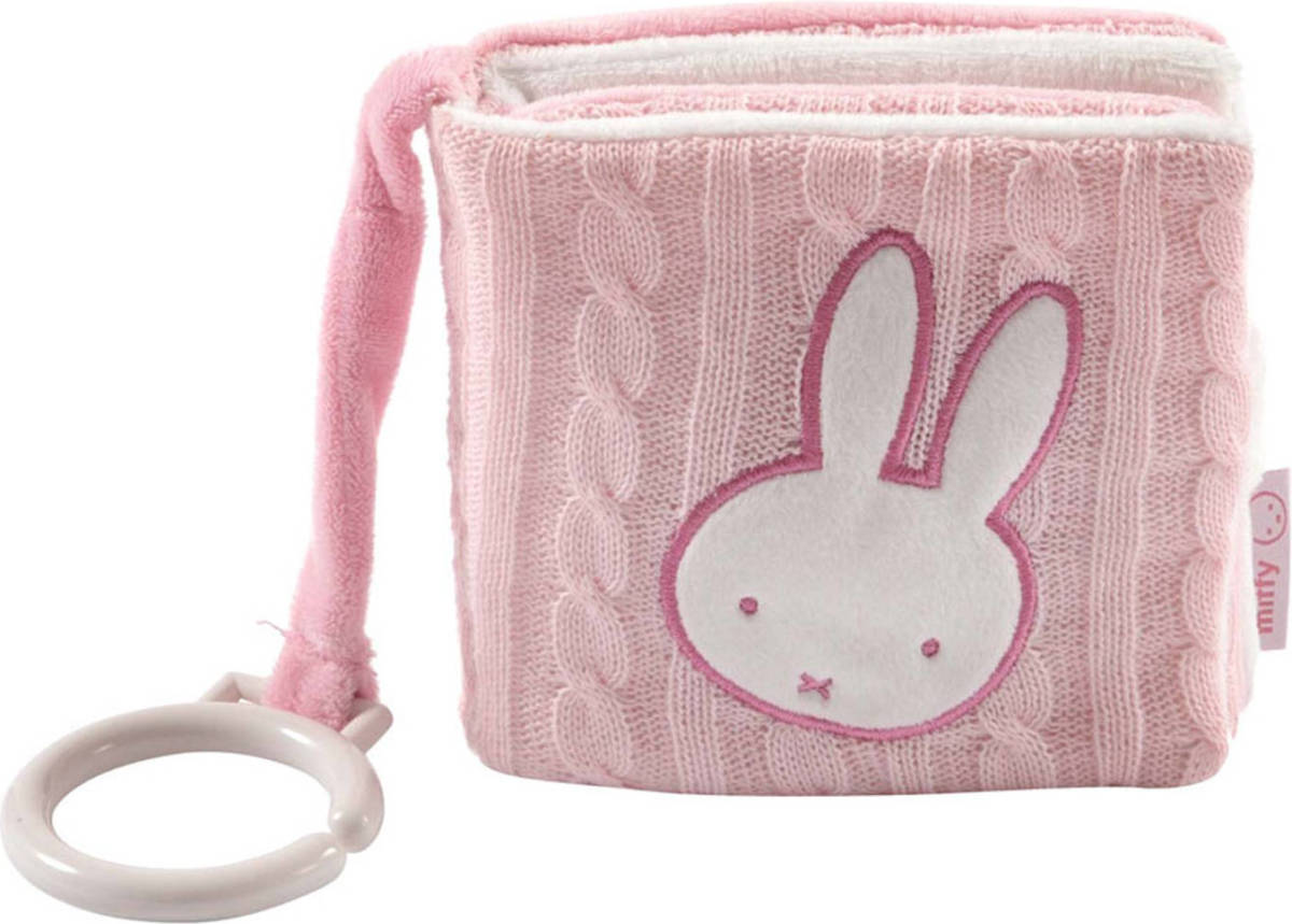 Buggyboekje Nijntje gebreid - roze