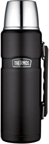 Thermos King thermosfles - 1,2 l - mat zwart
