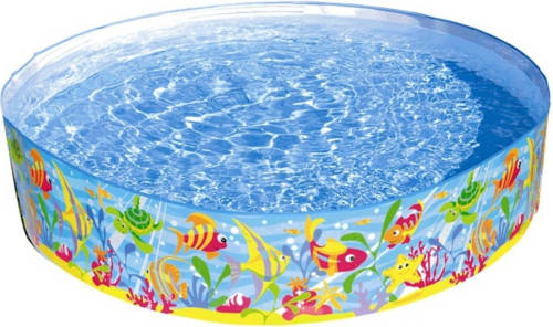 Intex Kinderzwembad Zeedieren 183 x 38 cm blauw