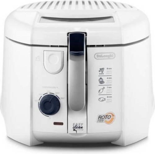 DeLonghi F28311 friteuse - Roestvrij staal - 1800W - Capaciteit 1,2L - Easy Clean systeem - L36,1 x D31 x H23,9 cm - Wit