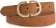 PIECES riem cognac