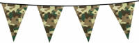 Boland 3x Slinger met legerprint 6 meter - Vlaggenlijnen